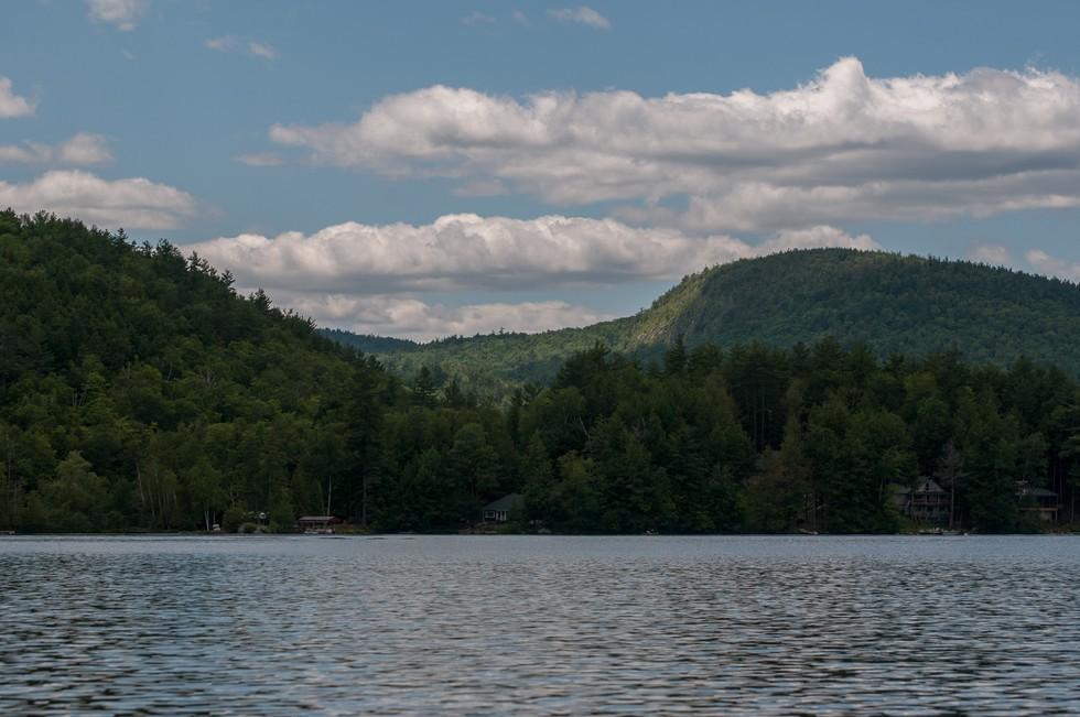 Eagle Lake has views of the mountains.