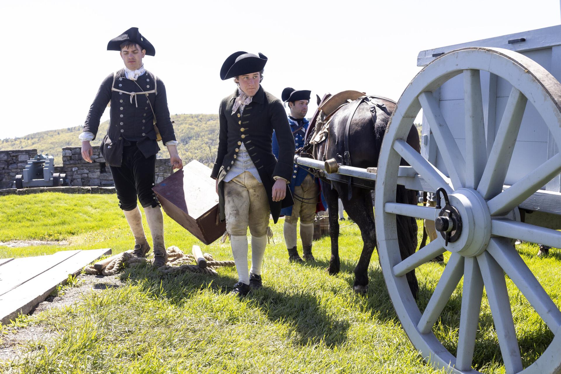 The garden grounds at Fort Ticonderoga