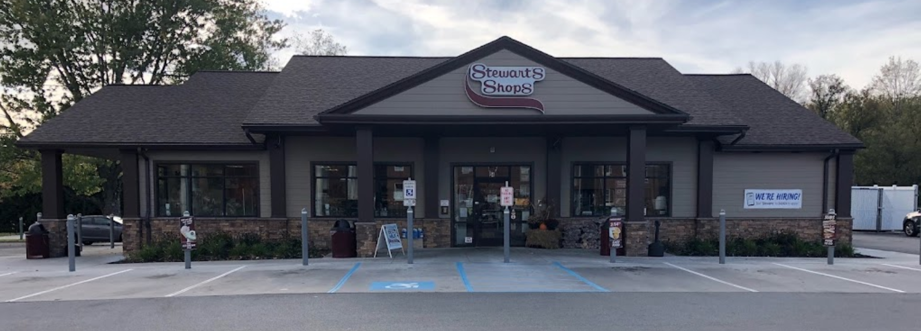 Stewart's exterior