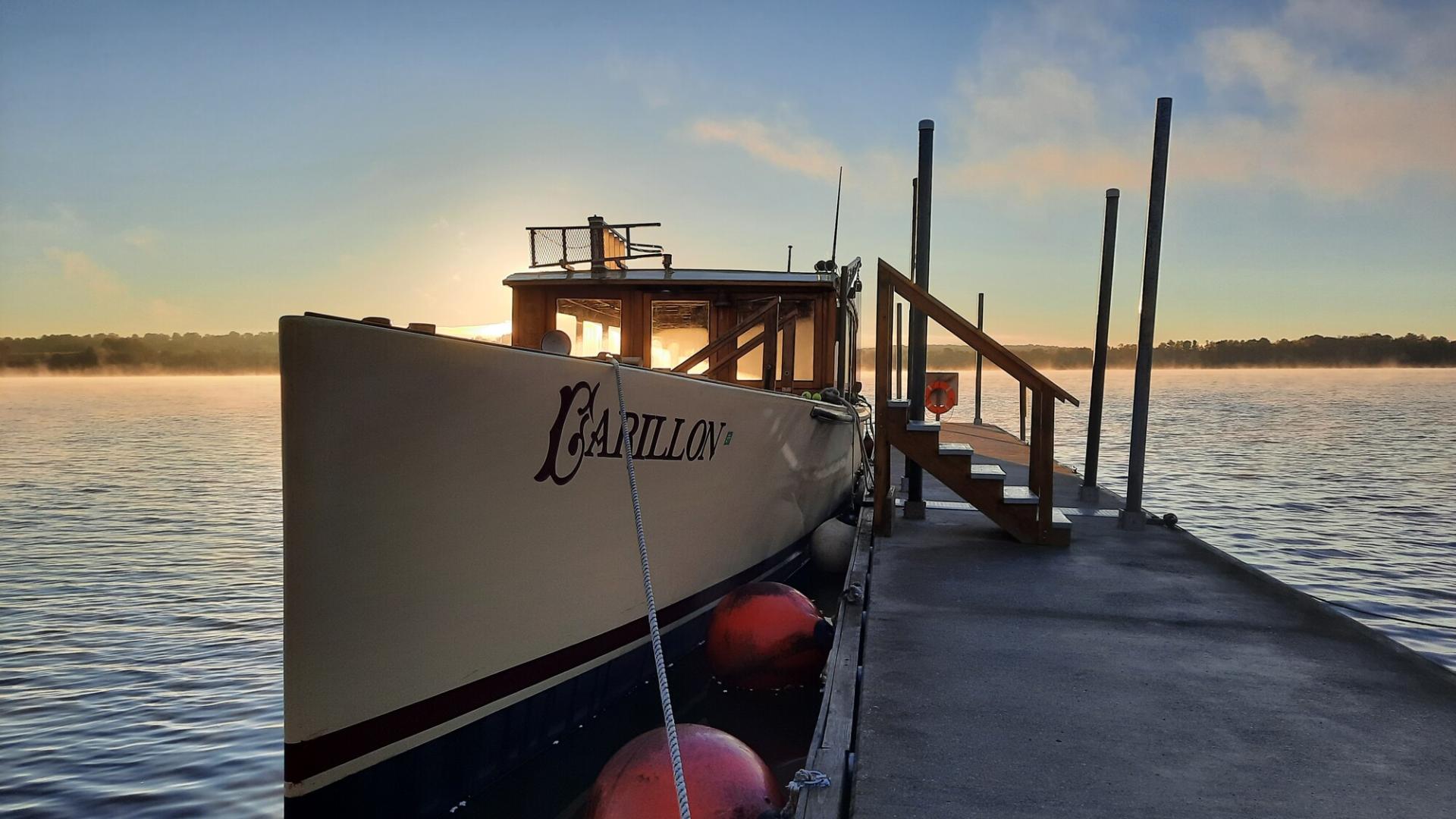 The Carillion at dock.