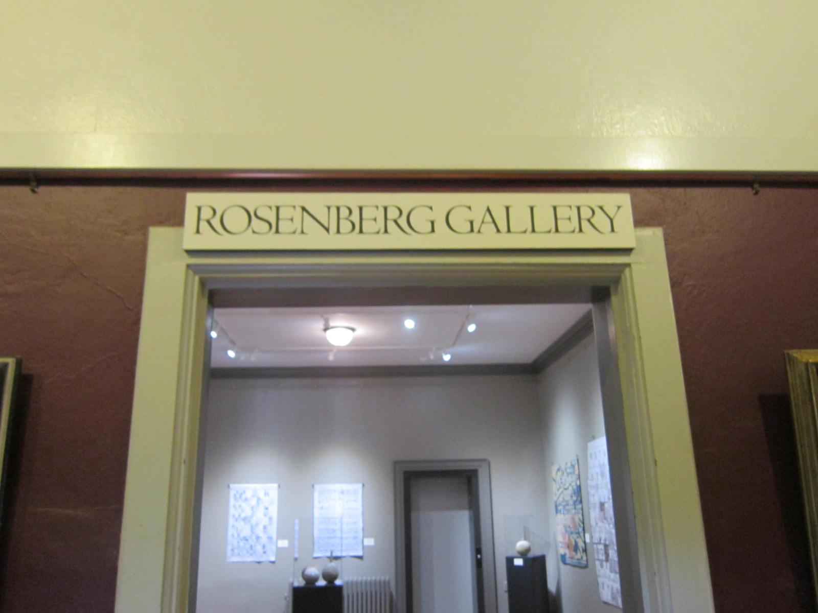 Entry to the Rosenburg Gallery