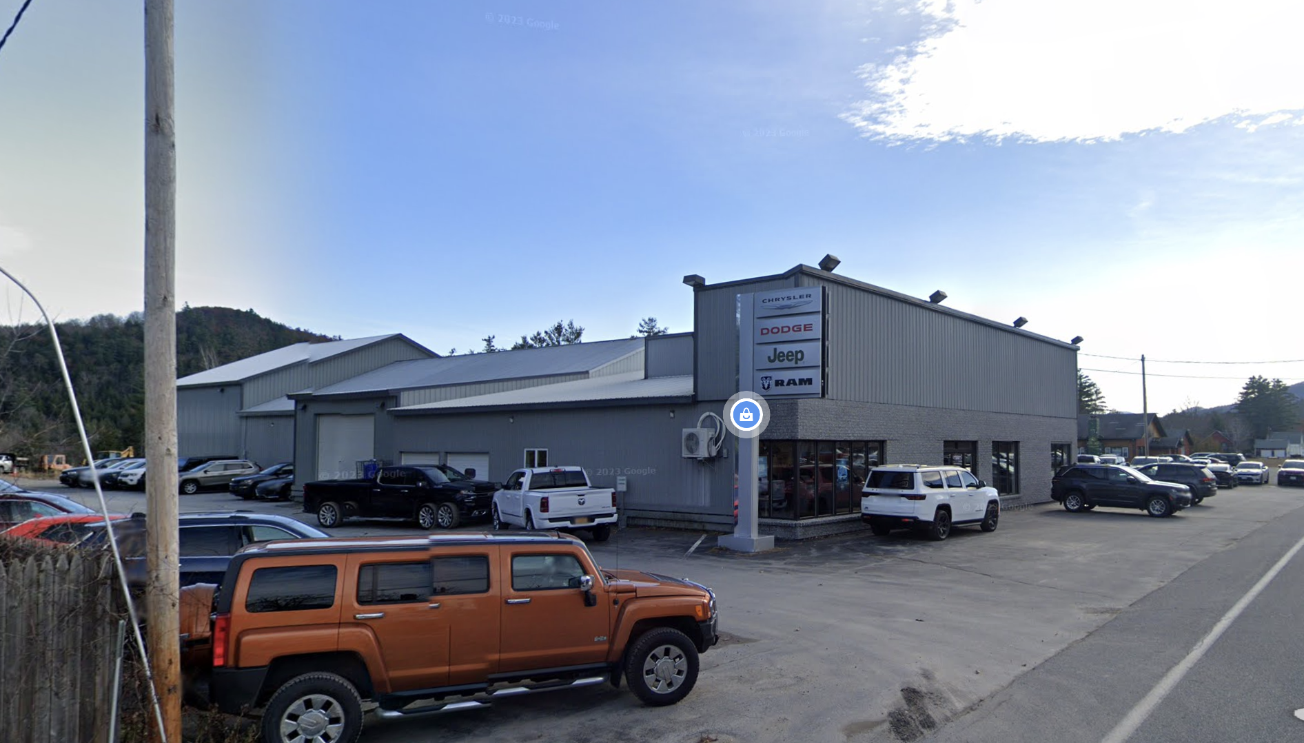 Large exterior of the building of Adirondack Auto Service