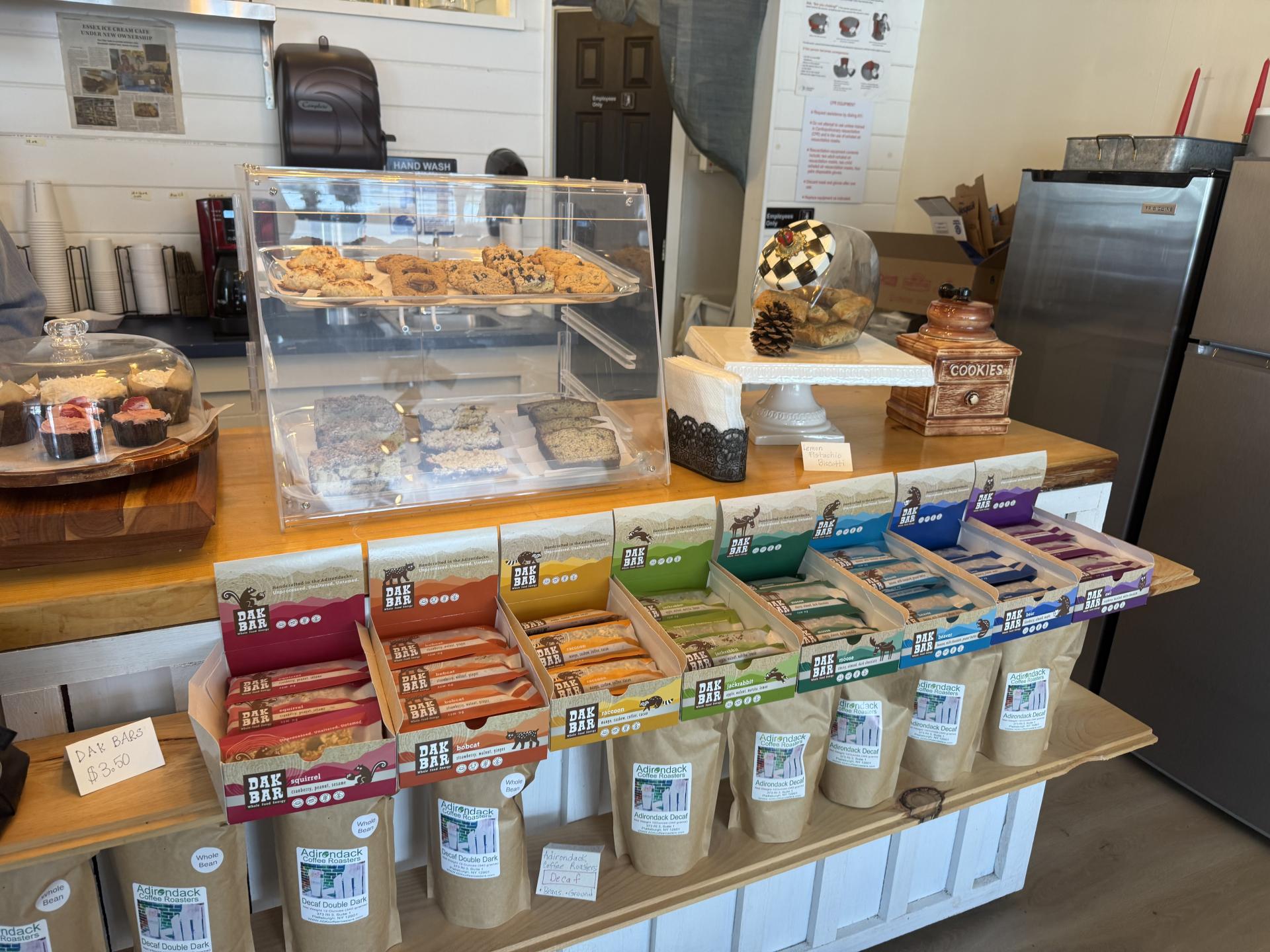 So excited for a delicious meal at Essex Ice Cream Cafe.