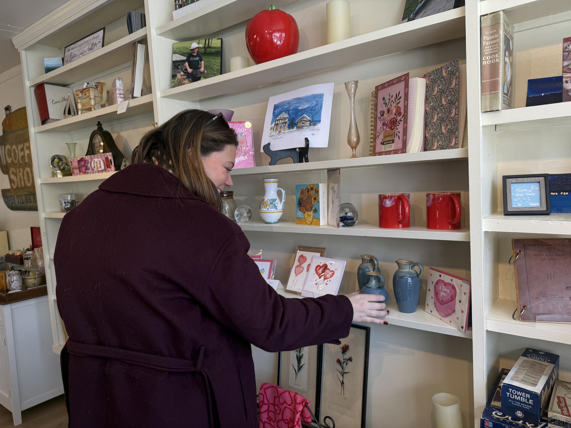 A wall of colorful cards