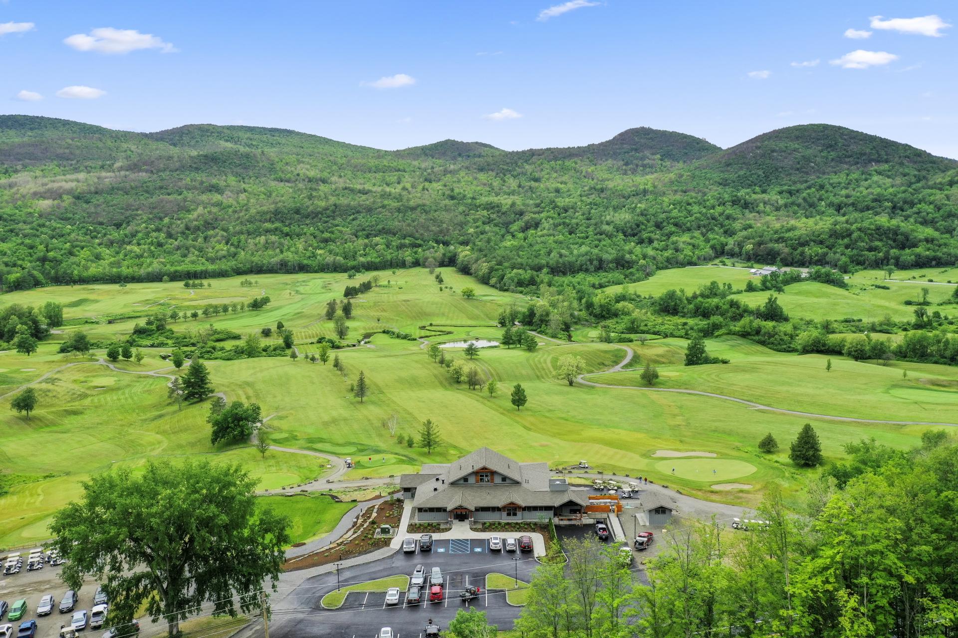 aerial view of Ticonderoga Golf Course