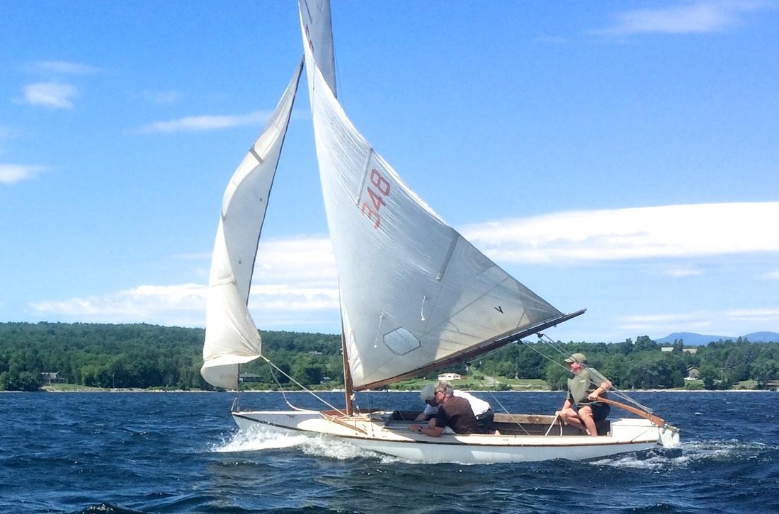 sailboat on Lake Champlain