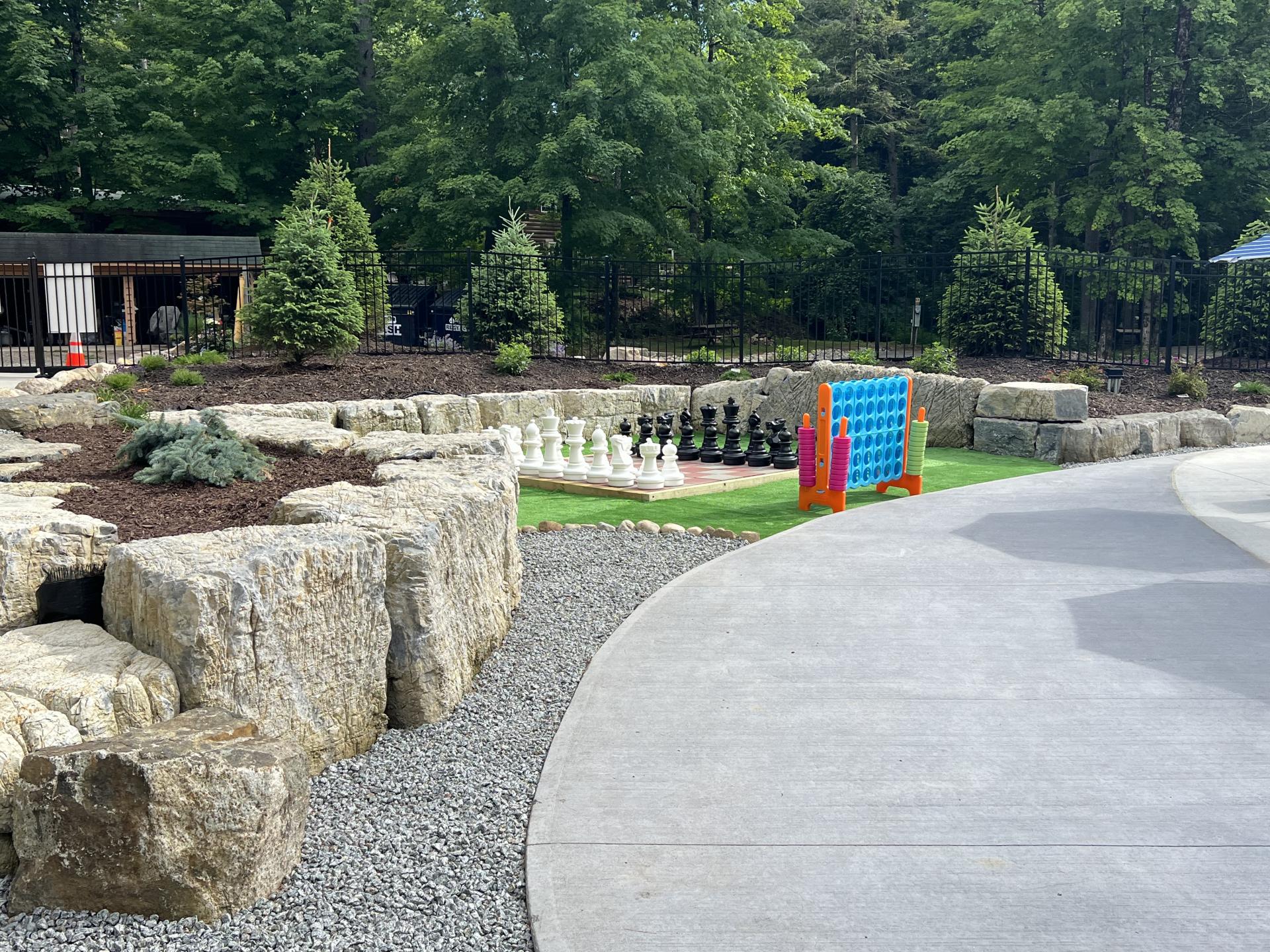Giant chess board