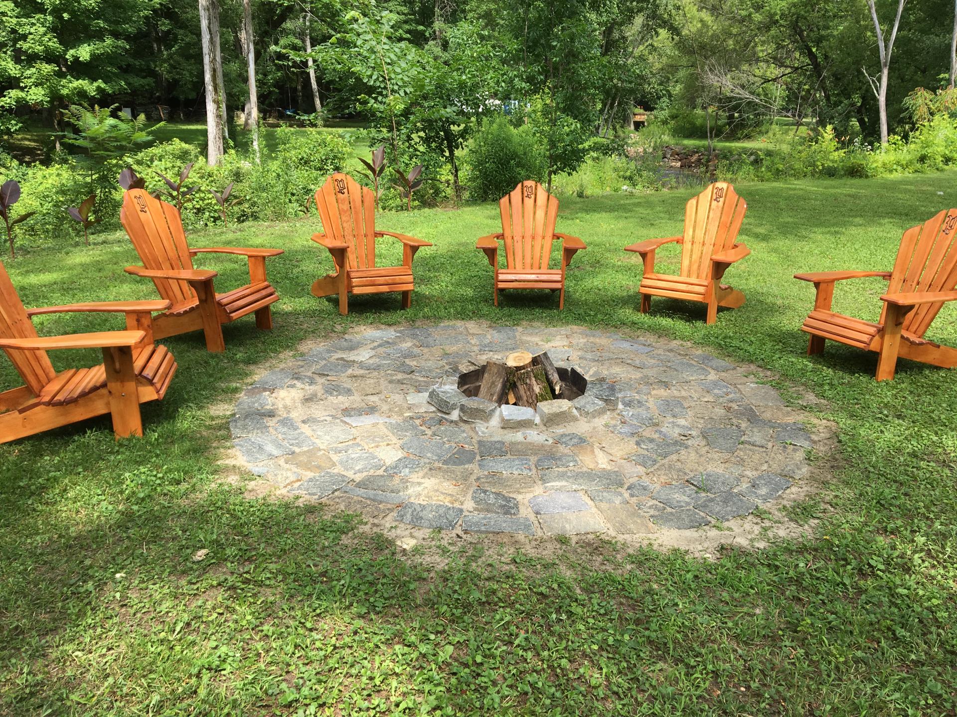 firepit and Adk chairs