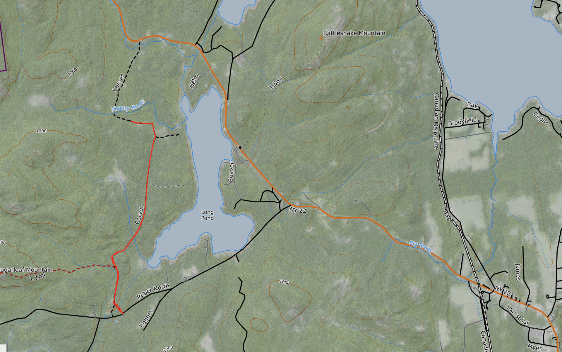 Trail for Carver Road