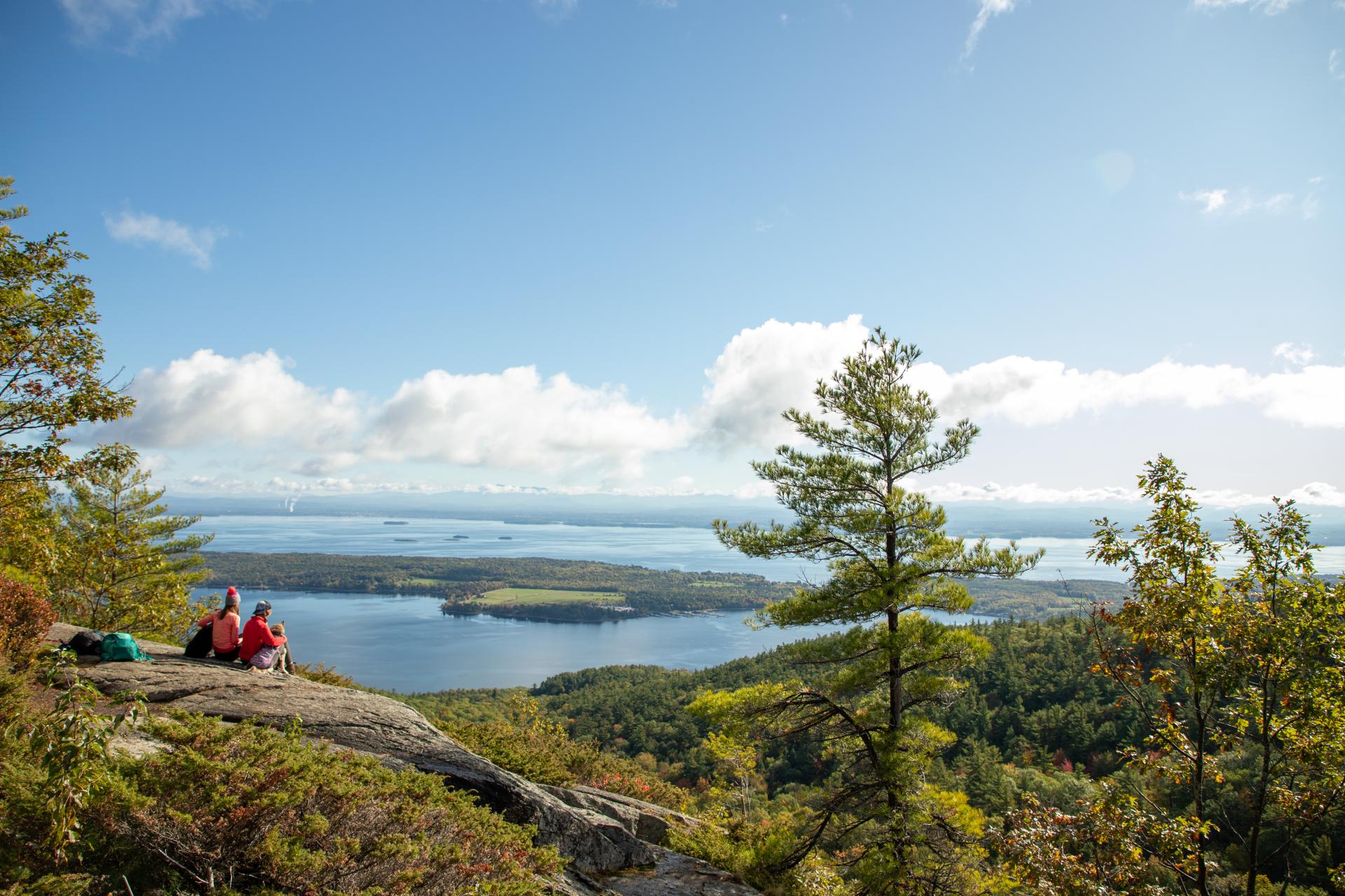 Rattlesnake Mountain views extend all the way to the big lake