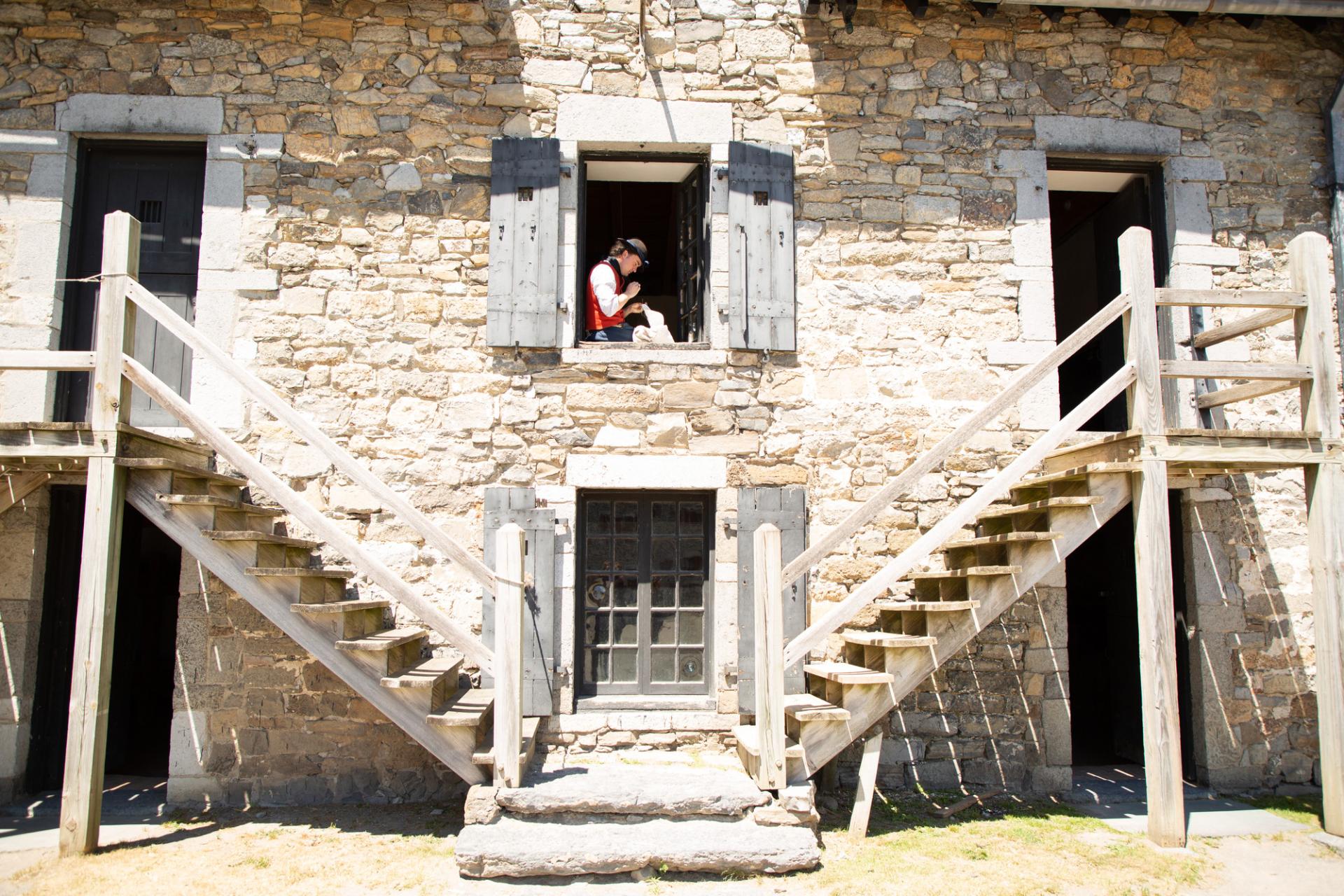 A historic building in Ticonderoga
