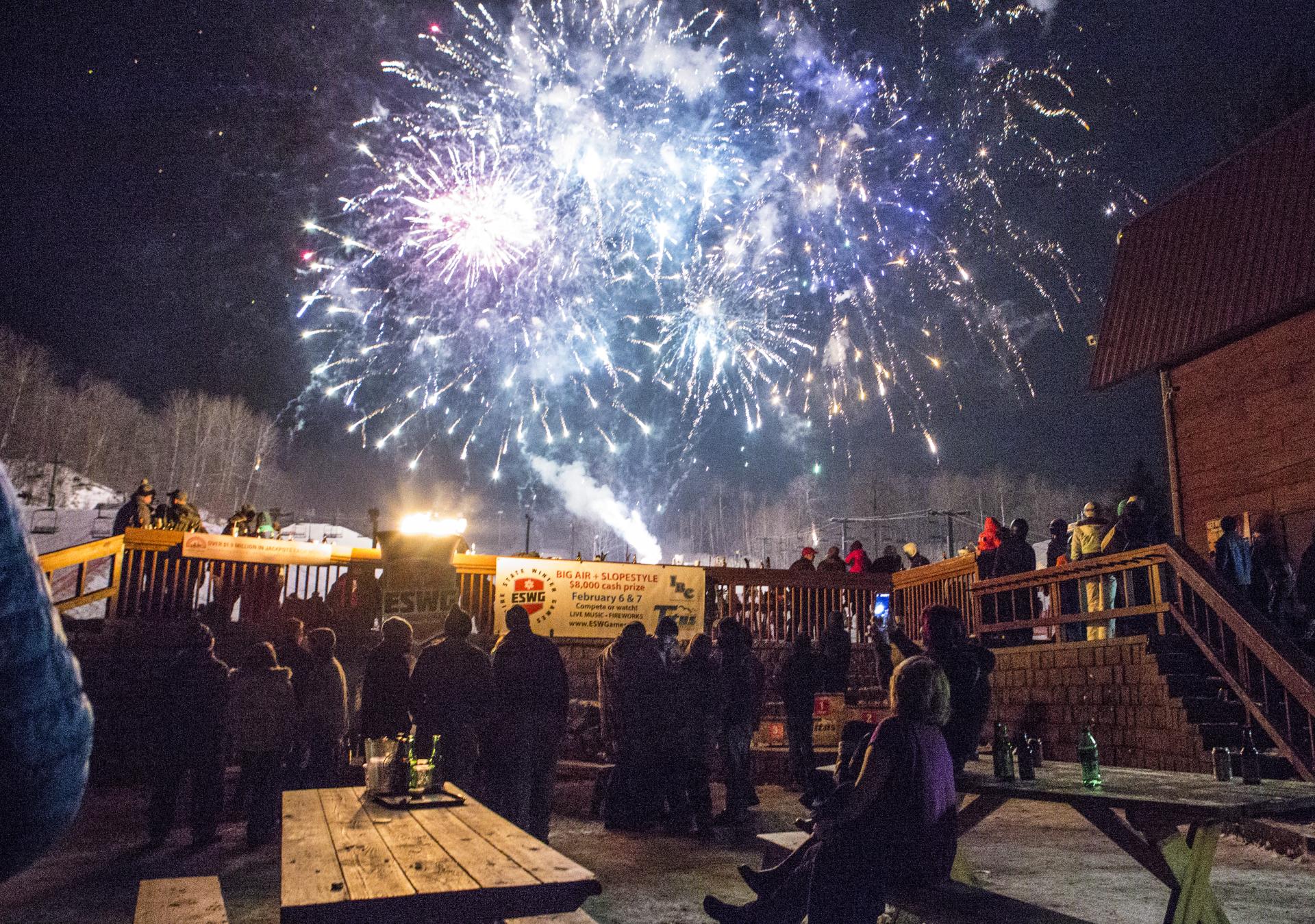 Fireworks at Titus during the ESWG.