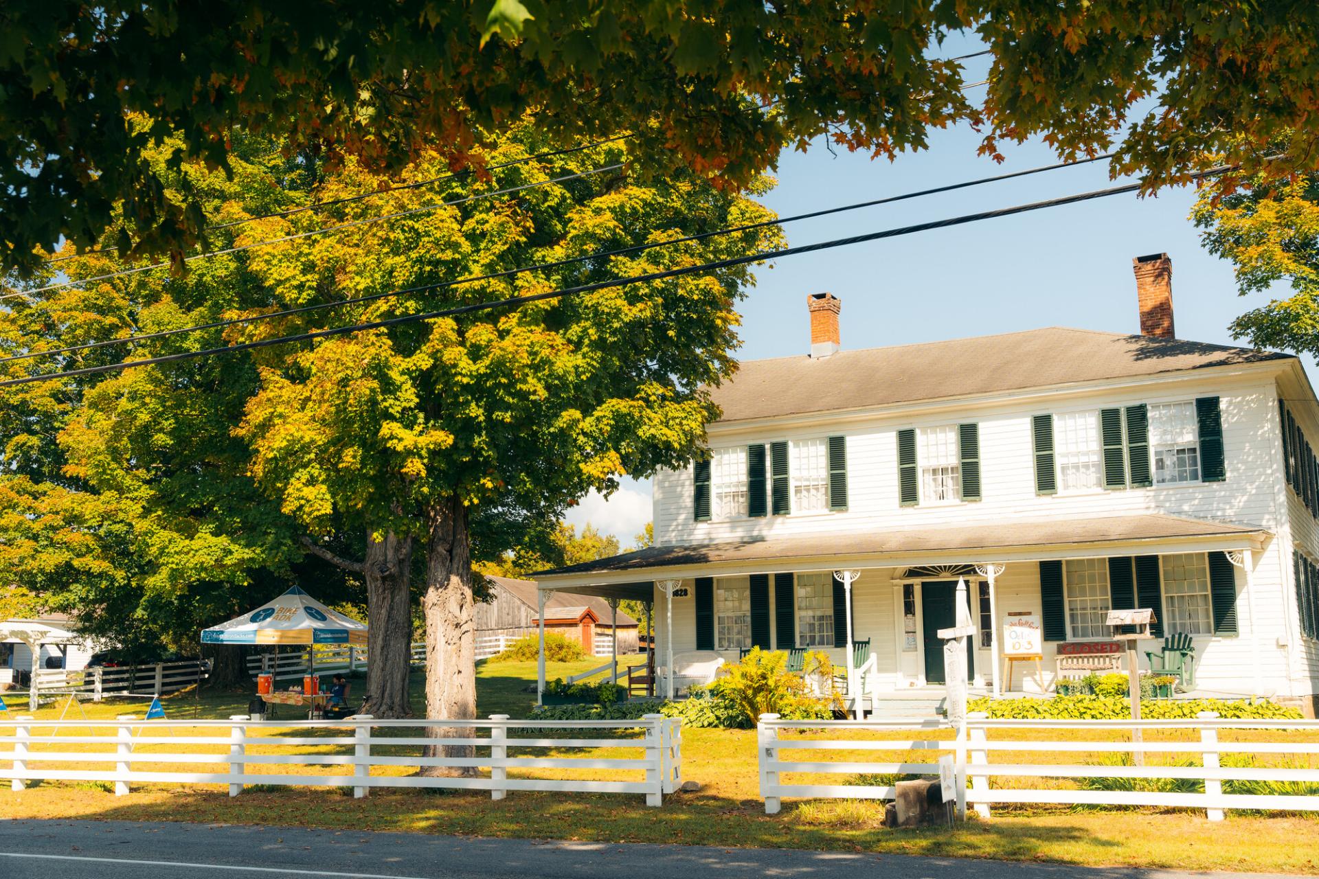 A fall day at the Penfield History Museum.