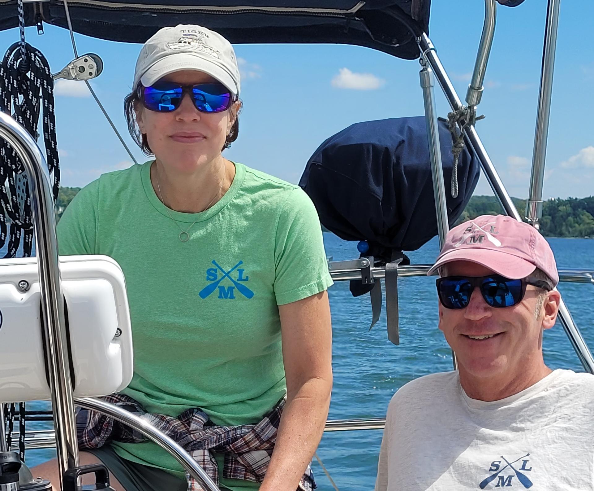People sailing