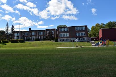 The exterior and athletic fields at the Lake View Campus of the Boquet Valley Central School District 