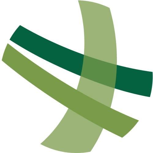 Logo for Champlain Valley Physicians Hospital comprised of three swoops of various green shades