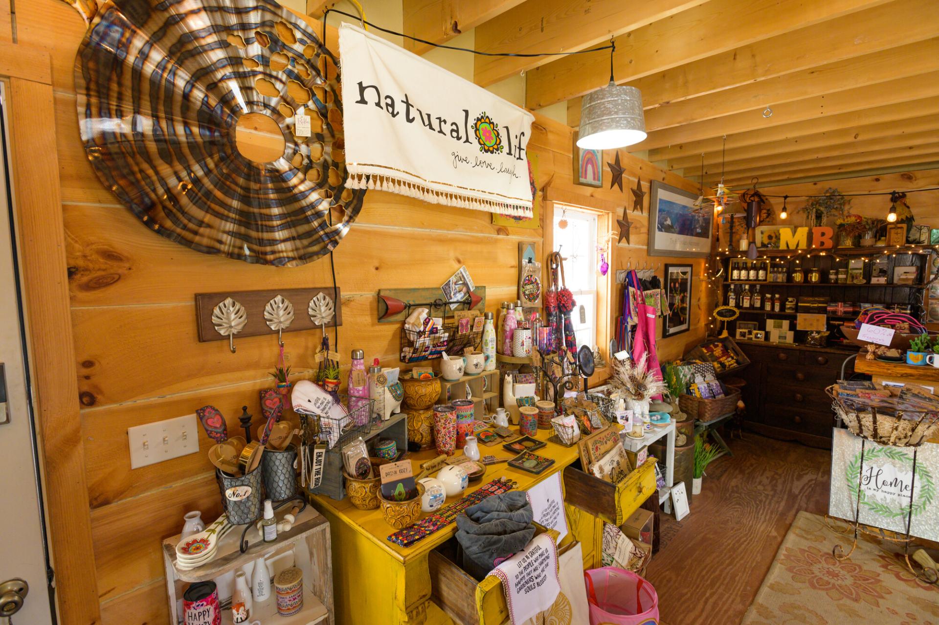 Colorful decor items