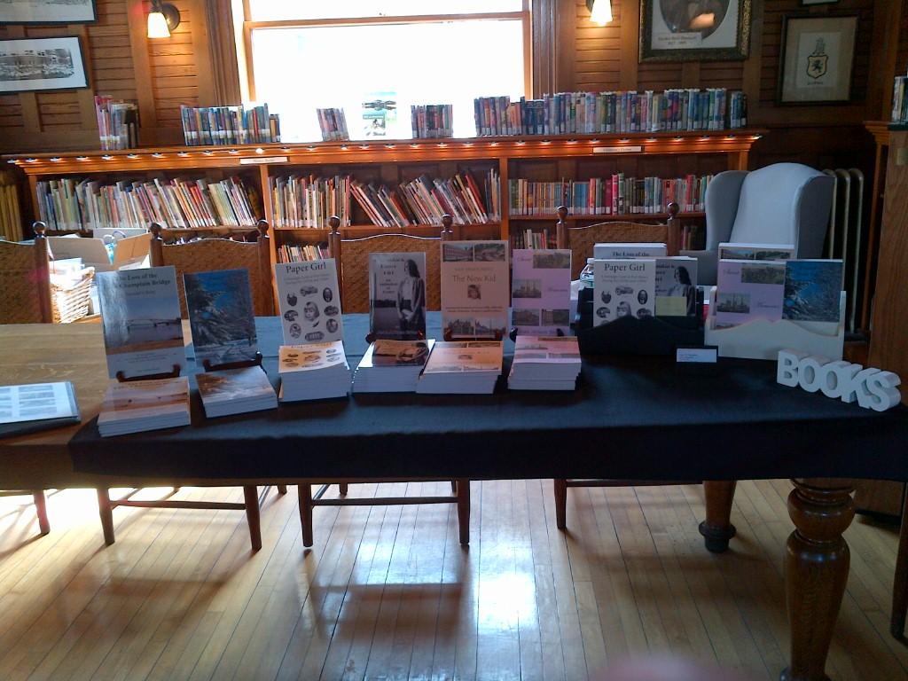 book display at library