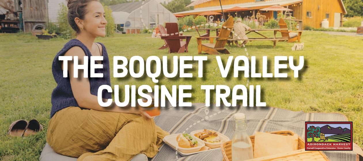 Boquet Valley cusine trail graphic