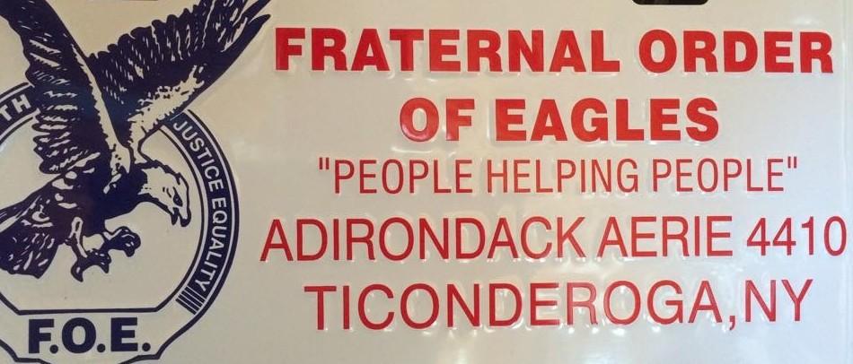 Fraternal Order of Eagles sign