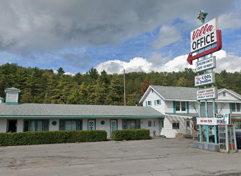 The exterior of the Villa Motel