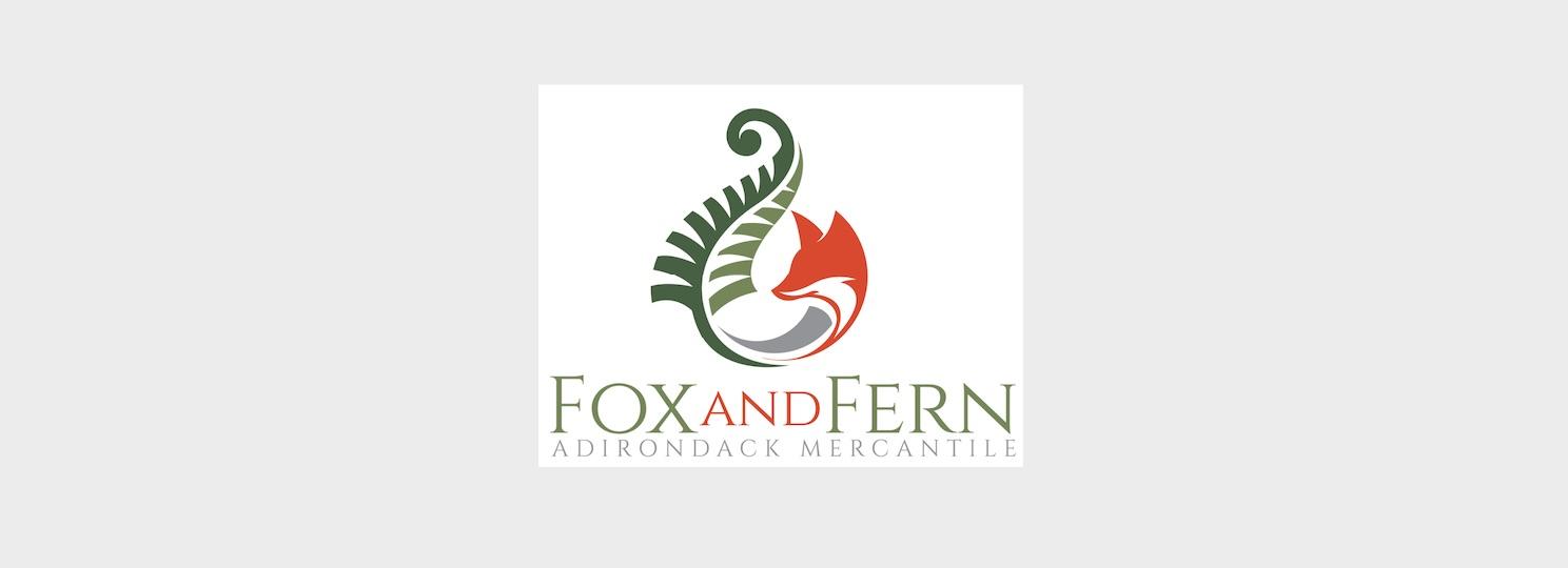 The logo of the combination of a fox with a fern tail.
