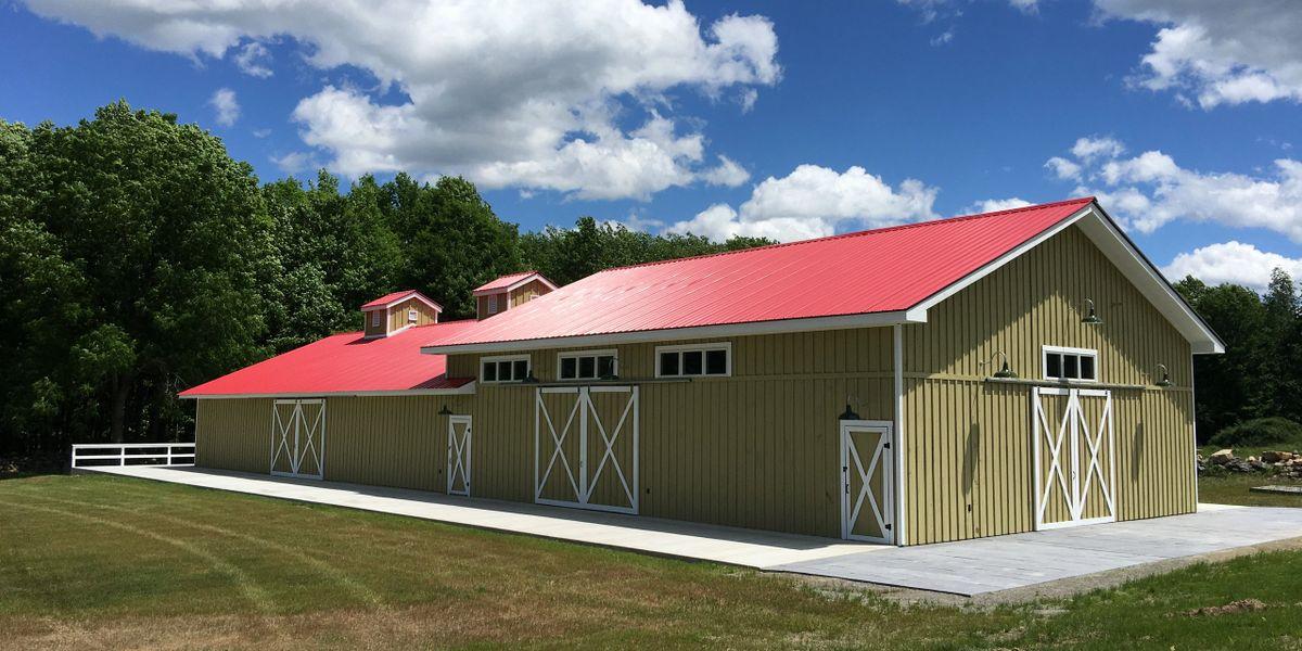  barn and grounds.