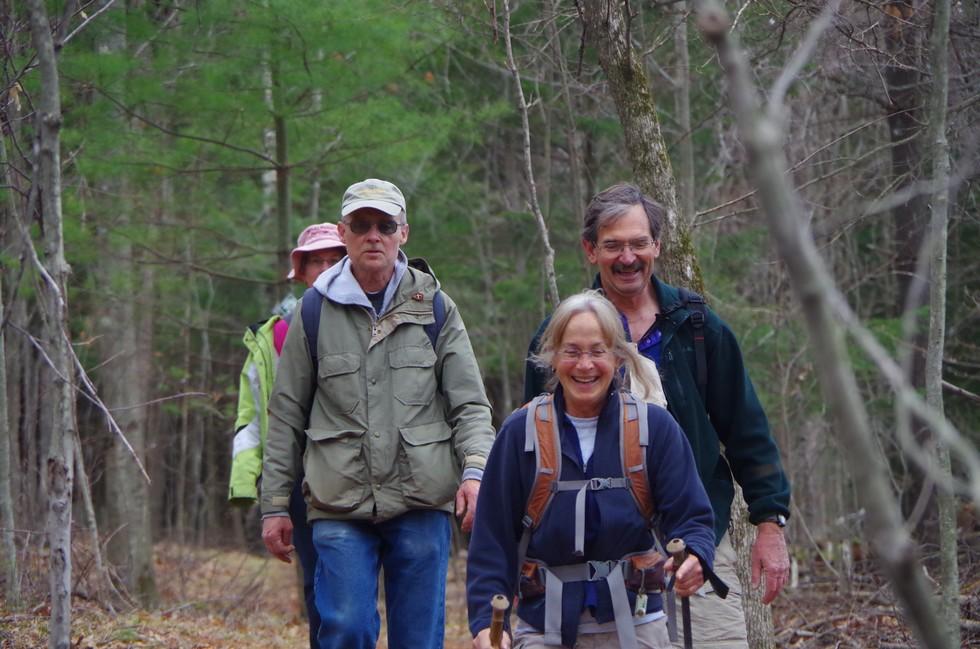 people hiking