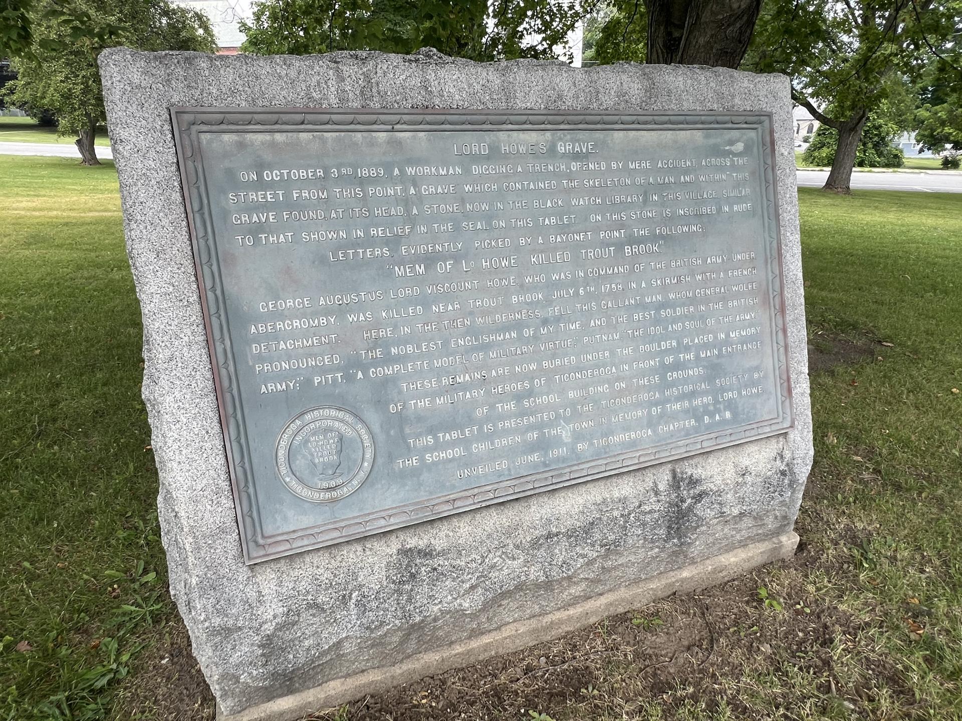sign at Artillery Park