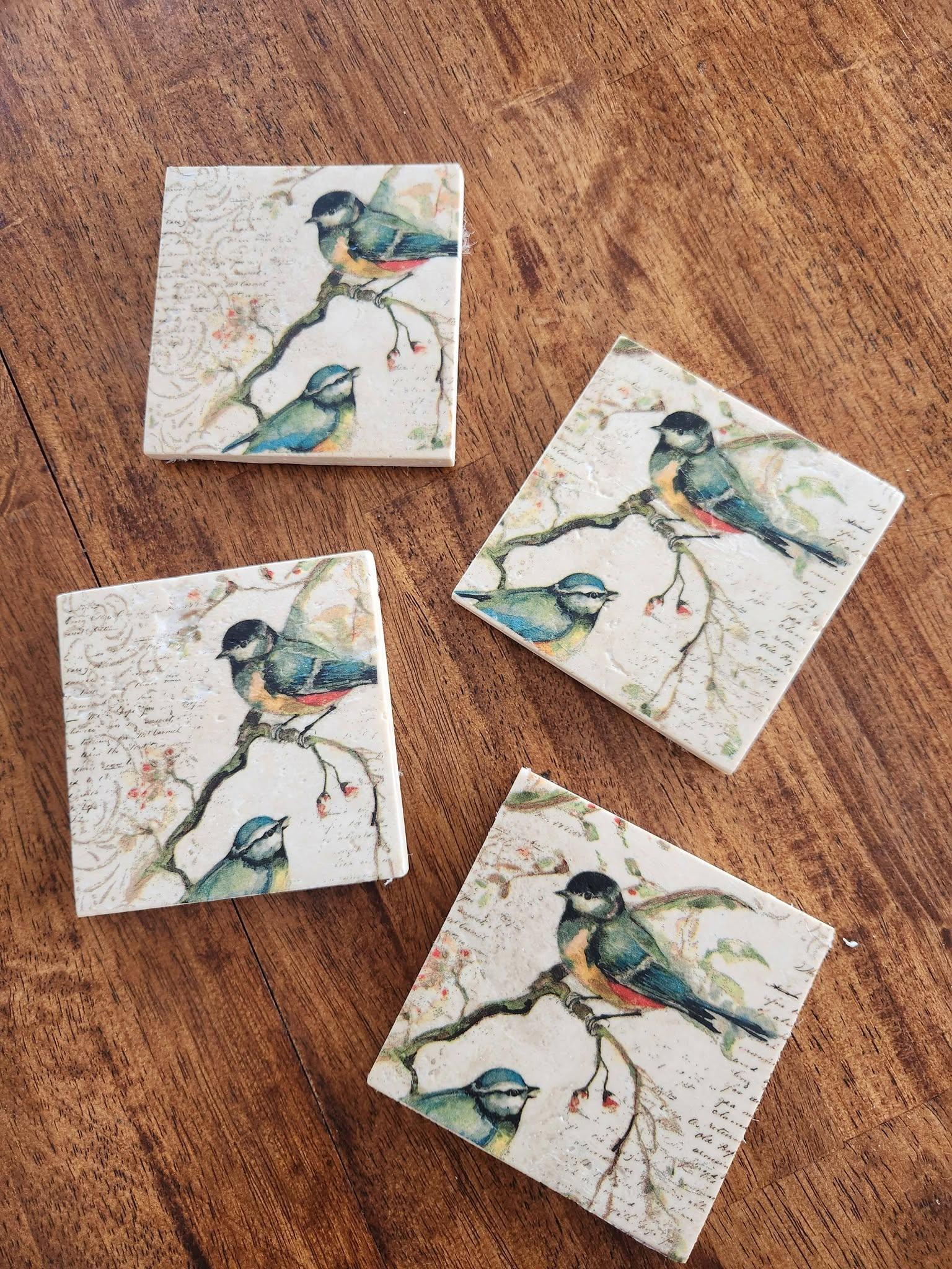 bird styled coasters