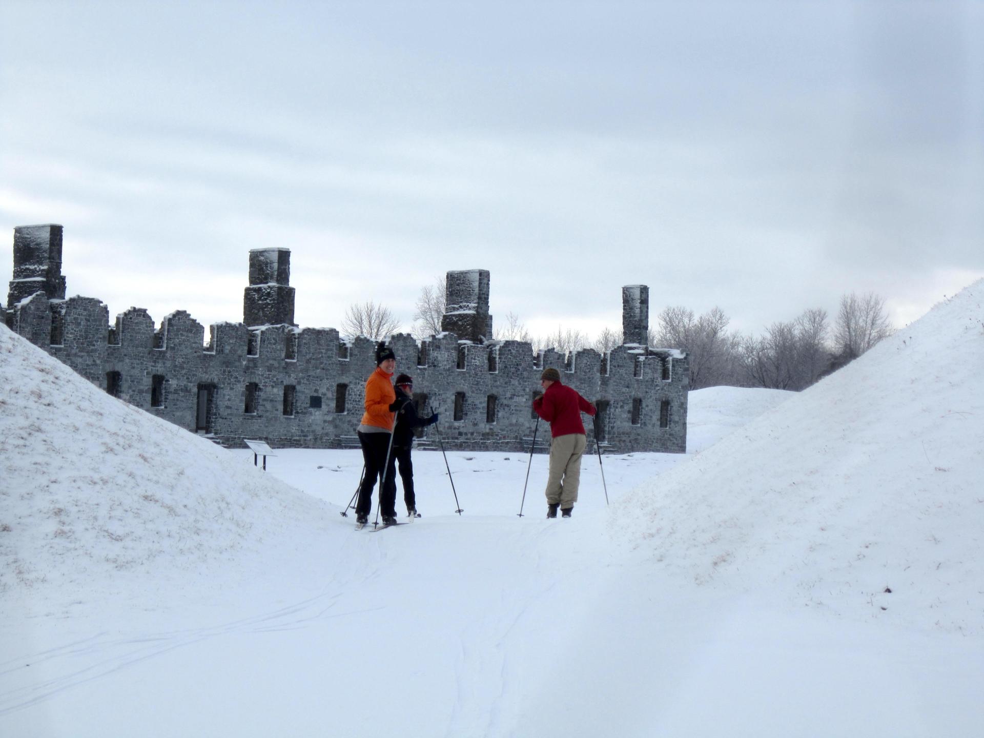 Crown Point State Historic Site is open for winter activities.